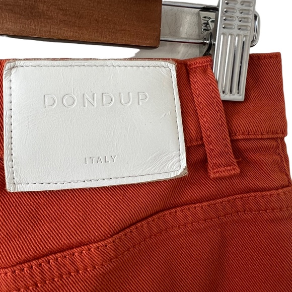 Dondup Button Fly Denim Shorts In Cinnamon Size 26 - Picture 11 of 16